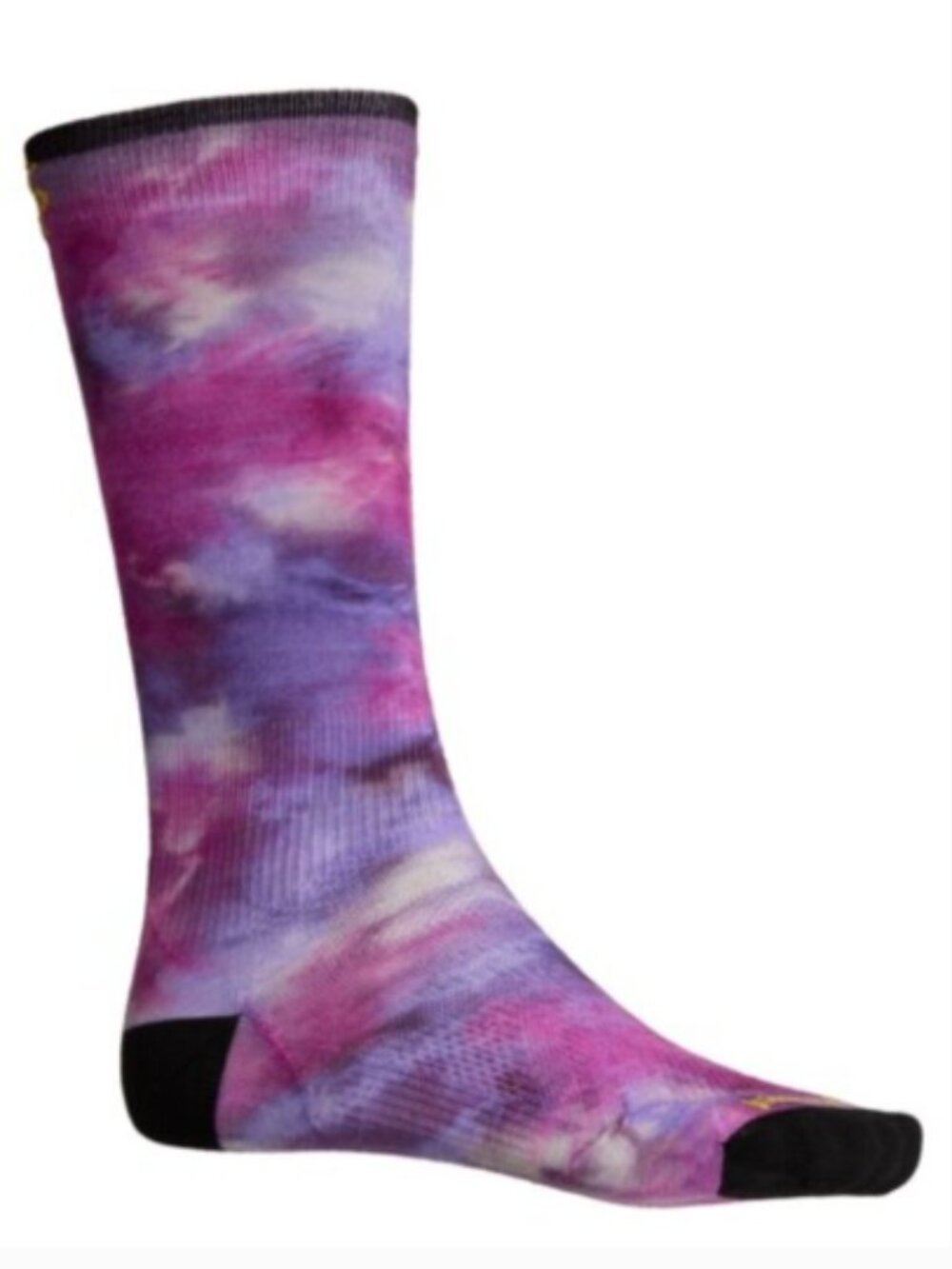 SmartWool Boys Girls Kids Medium Tie Dye Print Zero Cushion Ski Socks Pink NWT
